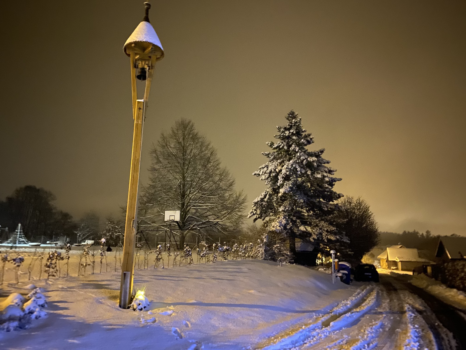 Rozsvícení vánočního stromu s návštěvou Mikuláše