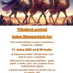 Tříkrálový výšlap okolo staropackých hor