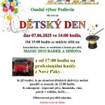 Dětský den se sousedským posezením od 14.00 hodin, následuje sousedské posezení od 17.00 hodin