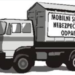 Svoz nebezpečných odpadů 2025. Televizory, chladničky, autobaterie, rozhlasové přijímače, zářivky, nebezpečné látky a jejich obaly (řádně označené a v uzavřených nádobách), počítače, pneumatiky.