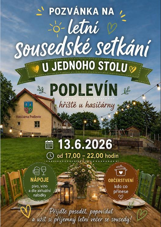 Sousedské setkání u jednoho stolu